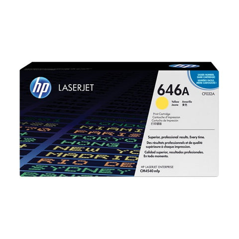 Консуматив HP 646A Original LaserJet cartridge; yellow; 12500 Page Yield ; 1 - pack; CLJ CM4540MFP