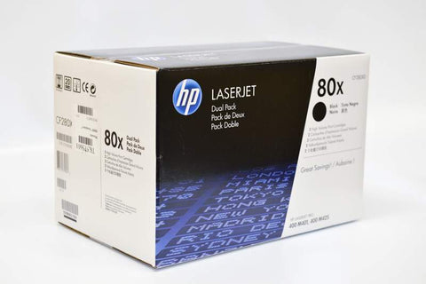 Консуматив HP 80XD Original LaserJet cartridge; black; 6900 Page Yield ; 2 - pack; HP LaserJet Pro 400 M401/MFP M425