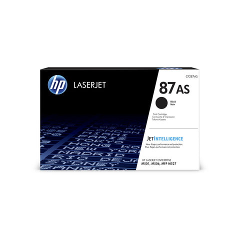 Консуматив HP 87AS Original LaserJet Toner Cartridge; Black; Page Yield  6,000 pages; HP LaserJet Enterprise M506dn; M506x; M501dn; M501n; M527c; M527dn; M527f