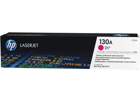 Консуматив HP 130A Original LaserJet cartridge; magenta; 1000 Page Yield ; 1 - pack; HP Color LaserJet Pro MFP M176n & 177 fw