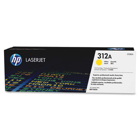 Консуматив HP 312A Original LaserJet cartridge; yellow; 2700 Page Yield ; 1 - pack; HP LaserJet Pro 400 color MFP M476