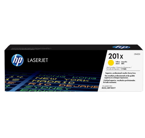 Консуматив HP 201X Original LaserJet cartridge; yellow; 2300 Page Yield ; ; HP Color LaserJet Pro MFP M277/M274/M252