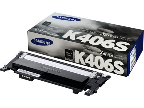 Консуматив Samsung CLT-K406S Black Toner Cartridge (up to 1 500 A4 Pages at 5% coverage)* CLP-360/CLP-365 CLX-3300/CLX-3305/ C410W C460W C460FW