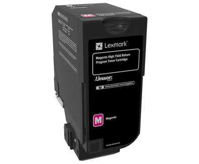 CS725 Magenta High Yield Toner Cartridge, 12,000 pages for CS725de / CS725dte, Return Programme