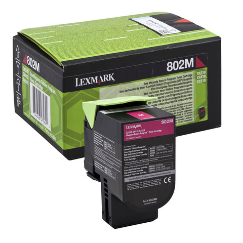 Magenta Toner Cartridge,1,000 pages,CX310/ CX410 /CX510, Return Programme