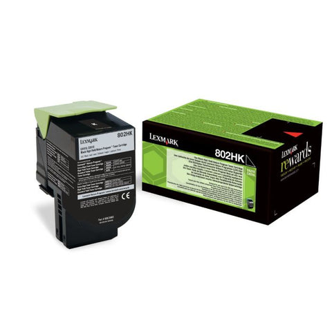 Black High Yield Toner Cartridge,4,000 pages,CX410/ CX510, Return Programme