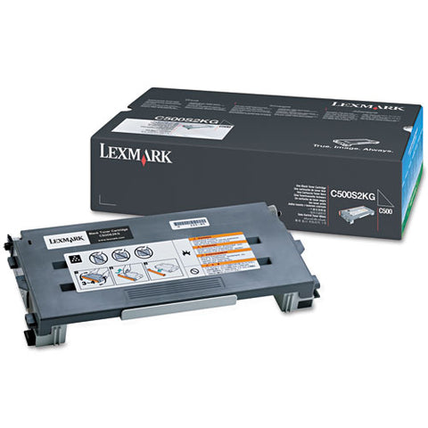 Black Toner Cartridge ,2,500 pages,C500n / C500n (HV) / X500n / X502n