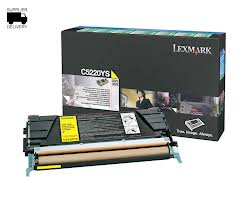 Yellow Toner Cartridge ,3,000 pages,C522n / C524/ C530dn / C532/ C534, Return Programme