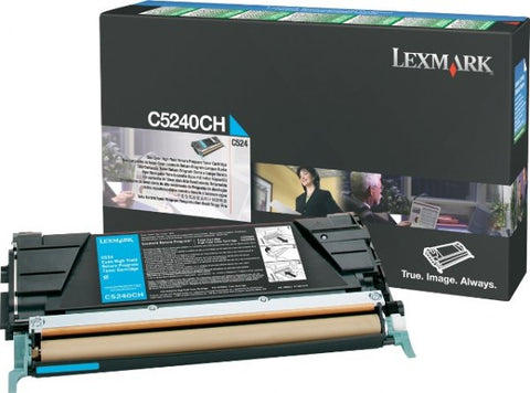 Cyan High Yield Toner Cartridge ,5,000 pages,C524 / C532/ C534, Return Programme