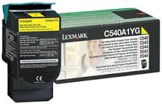 Yellow Toner Cartridge ,1,000 pages,C540n / C543dn / C544/ C546dtn / X543dn / X544/ X546dtn / X548, Return Programme