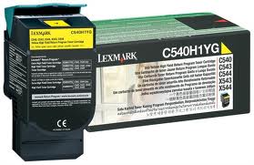 Yellow High Yield Toner Cartridge ,2,000 pages,C540n / C543dn / C544/ C546dtn / X543dn / X544/ X546dtn / X548, Return Programme