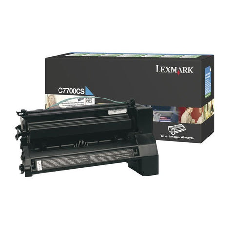 Cyan Print Cartridge ,6,000 pages,C770dn / C770dtn / C770n / C772dn / C772dtn / C772n / X772e, Return Programme