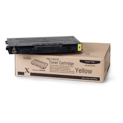Тонер касета за XEROX Phaser 6100, Жълт, висок капацитет, 5K