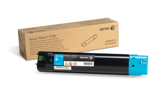 Тонер касета за Xerox Phaser 6700, синя , стандартен капацитет 5К