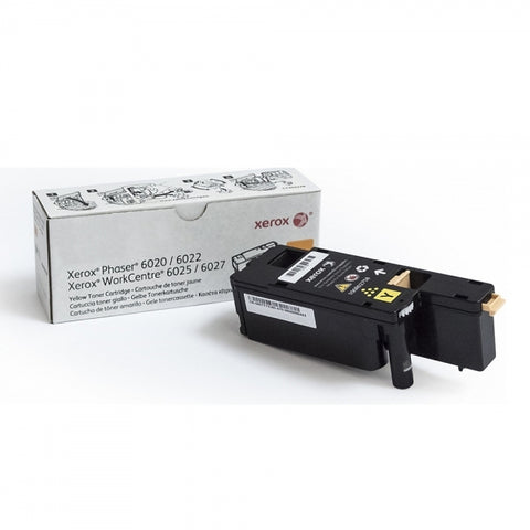 Тонер касета Жълта  за XEROX PHASER 6020/6022, WORKCENTRE 6025/6027 (Yield 1,000 pages) DMOPHASER 6020/6022, WORKCENTRE 6025/6027 (Yield 1,000 pages) DMO