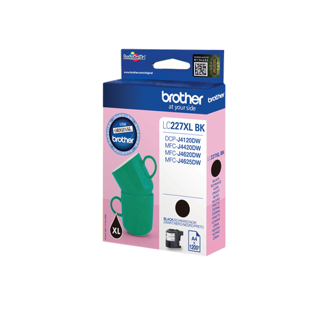 Ink Cartridge BROTHER Black for MFCJ4420DW, MFCJ4620DW, MFCJ4625DW, DCPJ4120DW, 1,200 pages