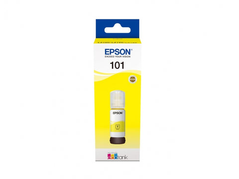 Ink Cartridge EPSON 101 EcoTank Yellow ink bottle for L4150, L4160, L6160, L6170, L6190