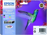 MULTIPACK EPSON Six-pack Ink Cartridges for Stylus Photo R265/285/360,RX560,PX700W,PX800FW/RX585, P50