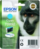 Ink Cartridge EPSON T0892 Cyan for Stylus S20/SX100/SX105/SX200/SX205/210/215/218/SX400/SX405/415; Stylus Office BX300F