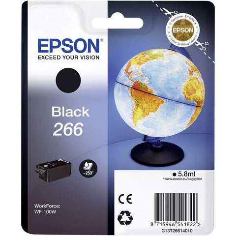 Ink Cartridge EPSON for WF-100W printer, Singlepack, 1 x 5.8 ml Black