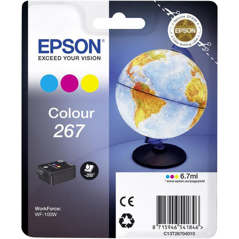Ink Cartridge EPSON for WF-100W printer, Singlepack, 1 x 6.7 ml Colour