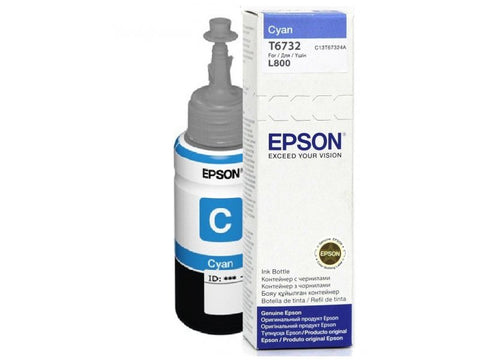 Ink Cartridge EPSON T6732, 6 colour ink bottles, Singlepack, 1 x 70.0 ml Cyan