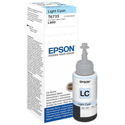 Ink Cartridge EPSON T6735, 6 colour ink bottles, Singlepack, 1 x 70.0 ml Light Cyan