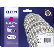 Ink Cartridge EPSON DURABrite™ Ultra, 79XL, Singlepack, 1 x 17.1 ml Magenta, High, XL for WorkForce Pro WF-4630DWF/WF-4640DTWF/WF-5110DW/WF-5190DW/WF-5620DWF/WF-5690DWF