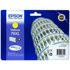 Ink Cartridge EPSON DURABrite™ Ultra, 79XL,  Singlepack, 1 x 17.1 ml Yellow, High, XL for WorkForce Pro WF-4630DWF/WF-4640DTWF/WF-5110DW/WF-5190DW/WF-5620DWF/WF-5690DWF
