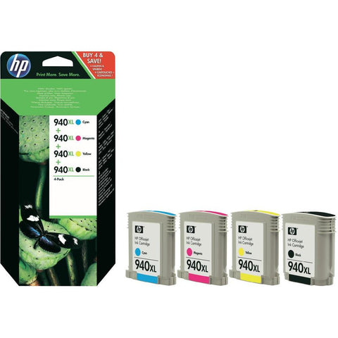 Консуматив HP 940X Combo 4Pack Original Ink Cartridge; CMYK;  Page Yield 2200/1400/1400/1400; HP Officejet Pro 8000/8500
