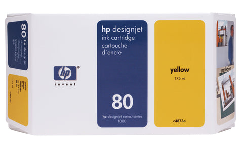 Консуматив HP 80 Standard Original Ink Cartridge; Yellow;  ; HP DesignJet 1050, 1055