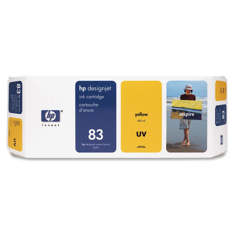 Консуматив HP 83 Standard Original Ink Cartridge; Yellow;  ; HP DesignJet 5000, 5500