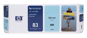 Консуматив HP 83 Standard Original Ink Cartridge; Light Cyan;  ; HP DesignJet 5000, 5500