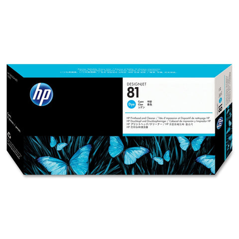 Консуматив HP 81 Standard Print Head; Cyan;  ; HP DesignJet 5000, 5500