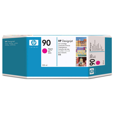 Консуматив HP 90 Standard Original Ink Cartridge; Magenta 225 ml;  ; HP DesignJet 4000, 4020, 4500, 4520
