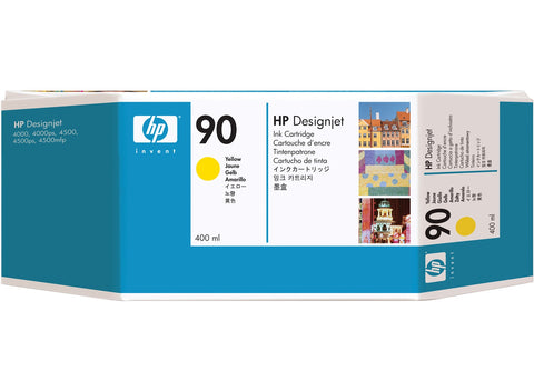 Консуматив HP 90 Standard Original Ink Cartridge; Yellow 400 ml;  ; HP DesignJet 4000, 4020, 4500, 4520