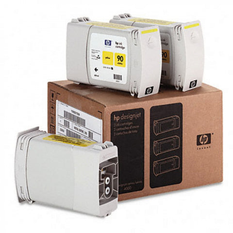 Консуматив HP 90 3 - Pack Original Ink Cartridge; Yellow 400 ml;  ; HP DesignJet 4000; 4500; 4020; 4520;