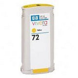 Консуматив HP 72 Standard 1-Pack Original Ink Cartridge; Yellow;  ; HP DesignJet T610, T620, T770, T790, T795; HP DesignJet T1100, T1120, T1200, T1300, T2300