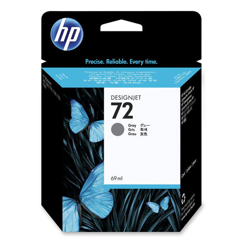 Консуматив HP 72 Standard 1-Pack Original Ink Cartridge; Grey;  ; HP DesignJet T610, T620, T770, T790, T795; HP DesignJet T1100, T1120, T1200, T1300, T2300
