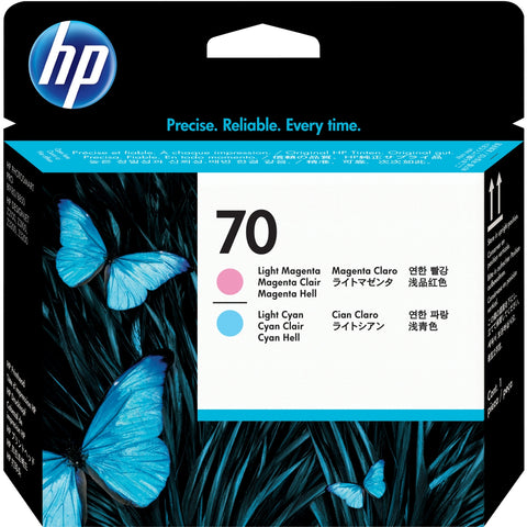 Консуматив HP 70 Light Magenta and Light Cyan DesignJet Printhead;  ; HP DesignJet Z2100, Z3100, Z3200, Z5200