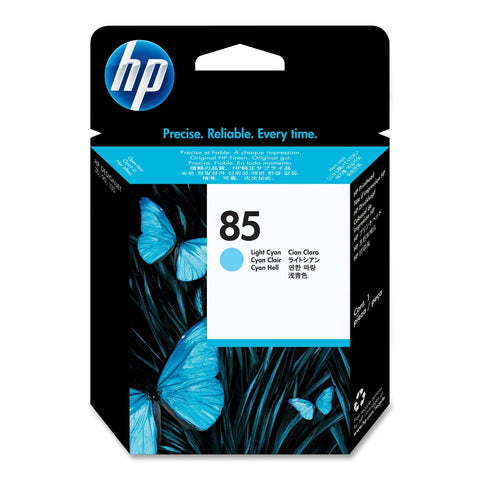 Консуматив HP 85 Standard 1-Pack Original Ink Cartridge; Light Cyan;  Page Yield 304; HP DesignJet 30, 90, 130