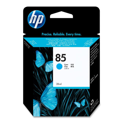 Консуматив HP 85 Standard 1-Pack Original Ink Cartridge; Cyan 28 ml;  ; HP DesignJet 30, 90, 130
