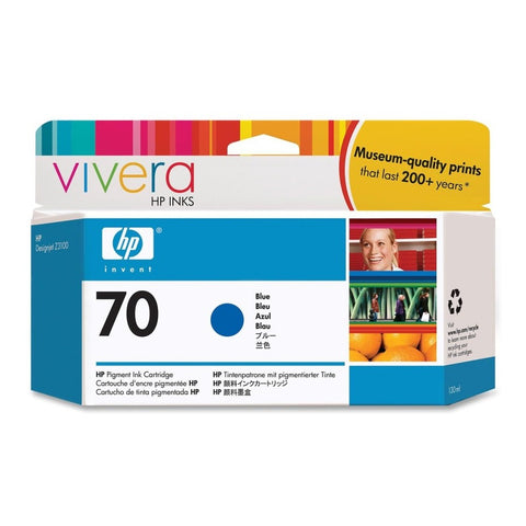 Консуматив HP 70 Standard 1-Pack Original Ink Cartridge; Cyan ;  ; HP DesignJet Z3100, Z3200