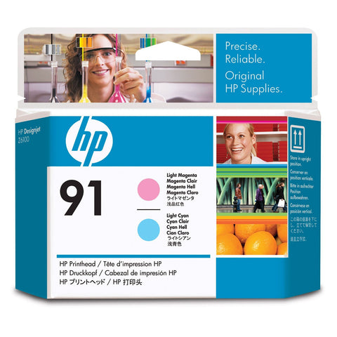 Консуматив HP 91 Standard 1-Pack Original Ink Cartridge; Light Magenta + Light Cyan 2500 ml;  ; HP DesignJet Z6100