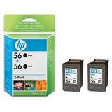 Консуматив HP 56 2-Pack Original Ink Cartridge; Black;  Page Yield 2*520; HP Deskjet 450; 5150; 4212; 5610; 6110; 1210