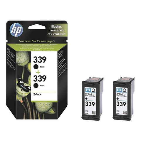Консуматив HP 339 2-Pack Original Ink Cartridge; Black;  Page Yield 2*860; HP Deskjet 450; 5150; 4212; 5610; 6110; 1210