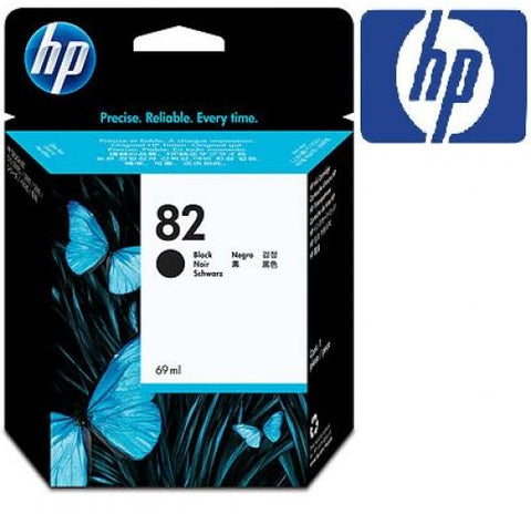 Консуматив HP 82 Standard 1-Pack Original Ink Cartridge; Black ;  ; HP DesignJet 111, 510
