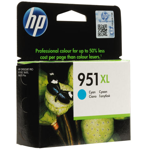 Консуматив HP 951XL Value Original Ink Cartridge; Cyan;  Page Yield 1500; HP OfficeJet Pro 251; 276; 8100; 8600