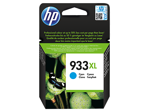 Консуматив HP 933XL Value Original Ink Cartridge; Cyan;  Page Yield 825; HP OfficeJet 6100; 6600; 6700; 7110; 7610