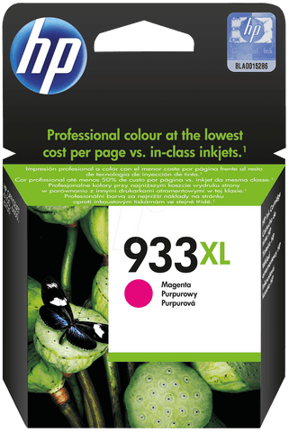 Консуматив HP 933XL Value Original Ink Cartridge; Magenta;  Page Yield 825; HP OfficeJet 6100; 6600; 6700; 7110; 7610